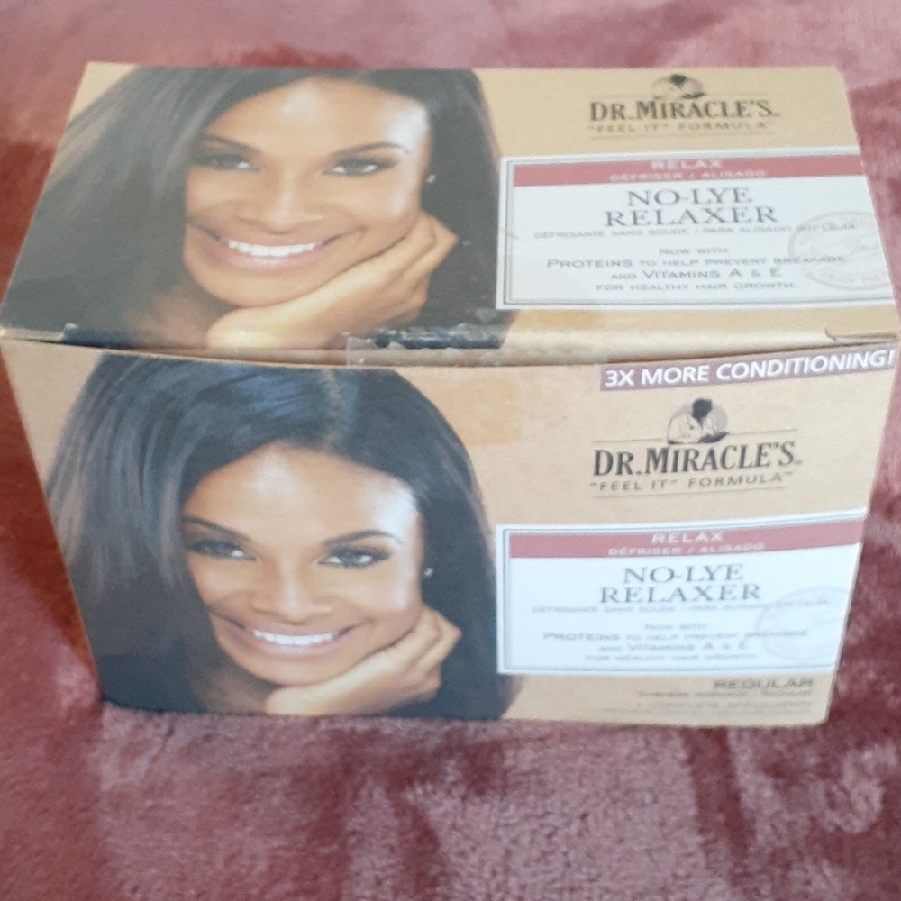 No-lye relaxer